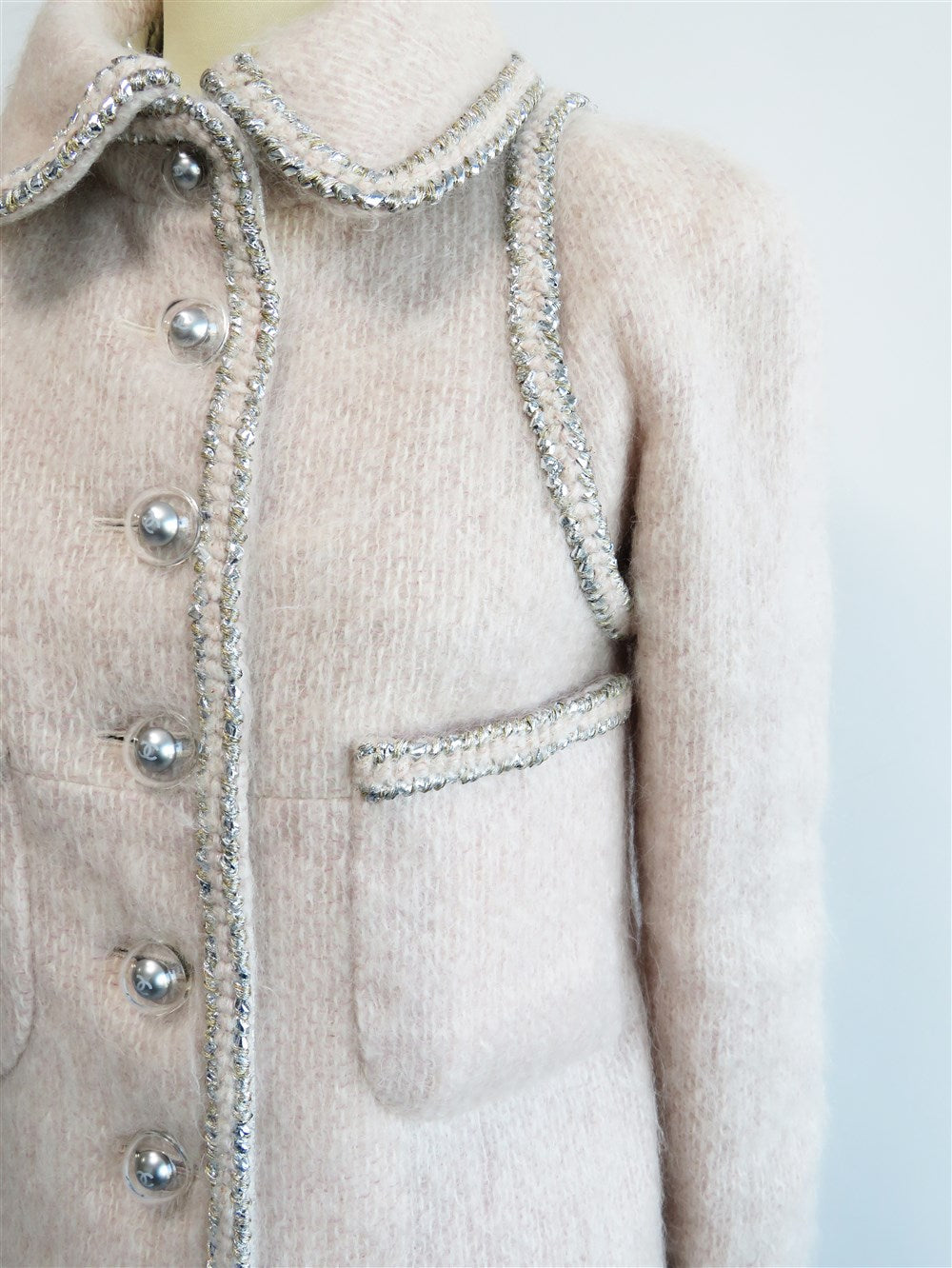 CC ボタン ブレード ツイード スーツ