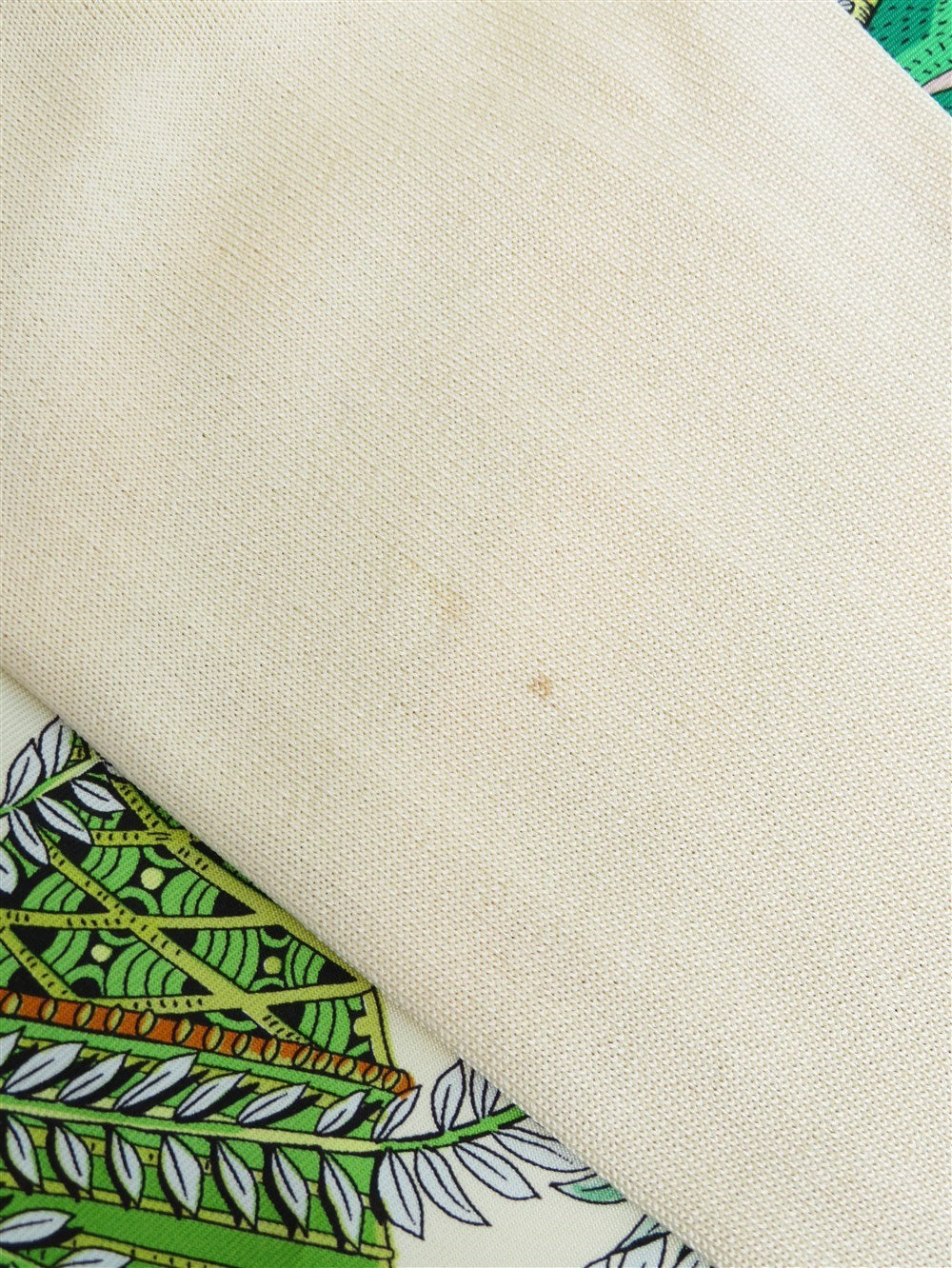 ヴィンテージ シルクプリント ニット カットソー