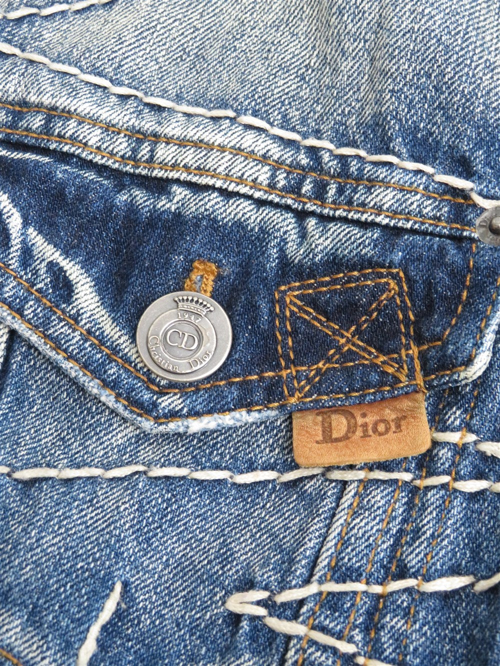 ワイド スティッチデニム ジャケット