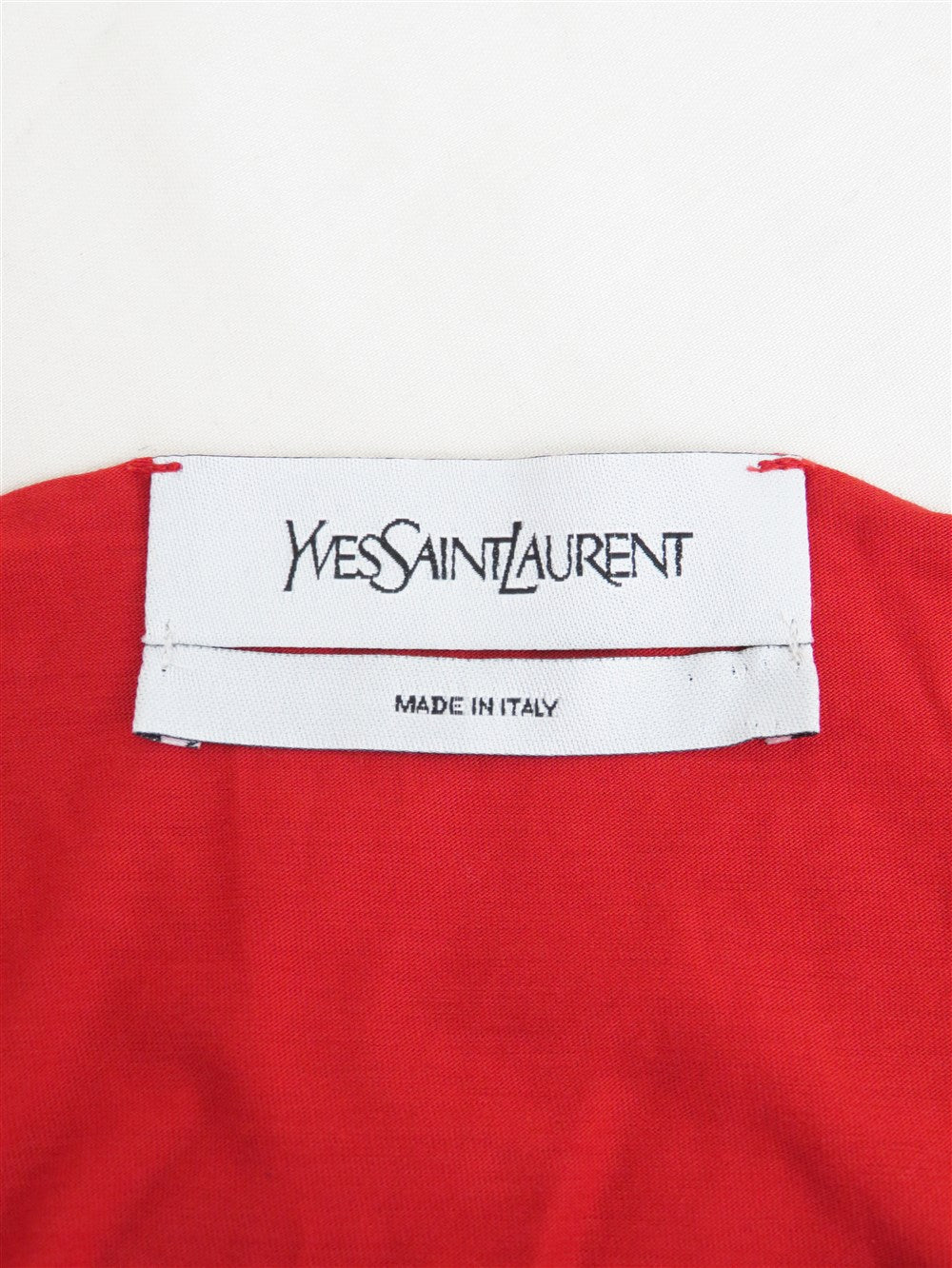 YSL ロゴ カットオフ Tシャツ