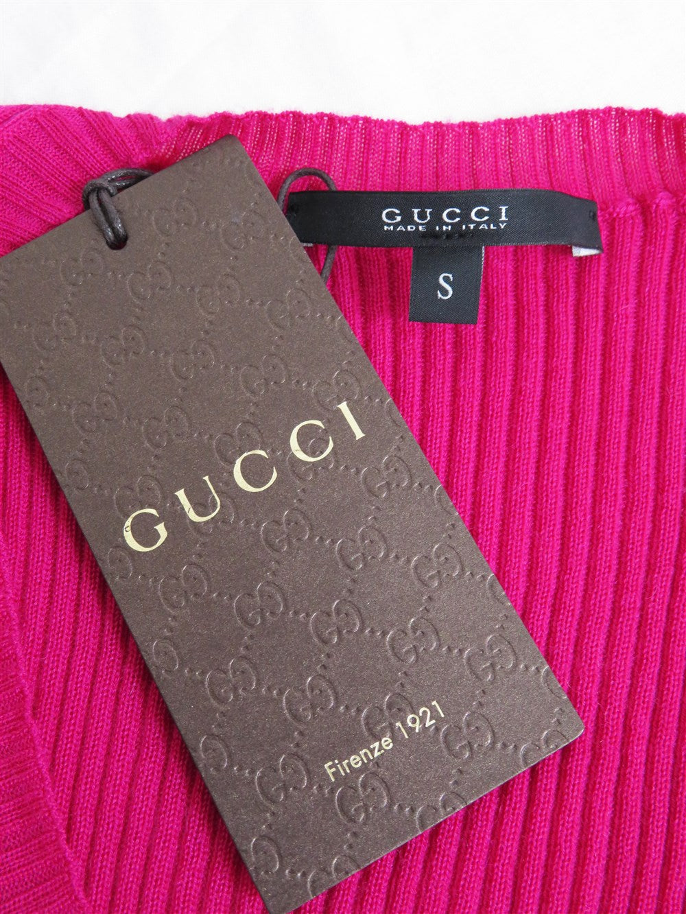 カシミヤ Vネック リブニット