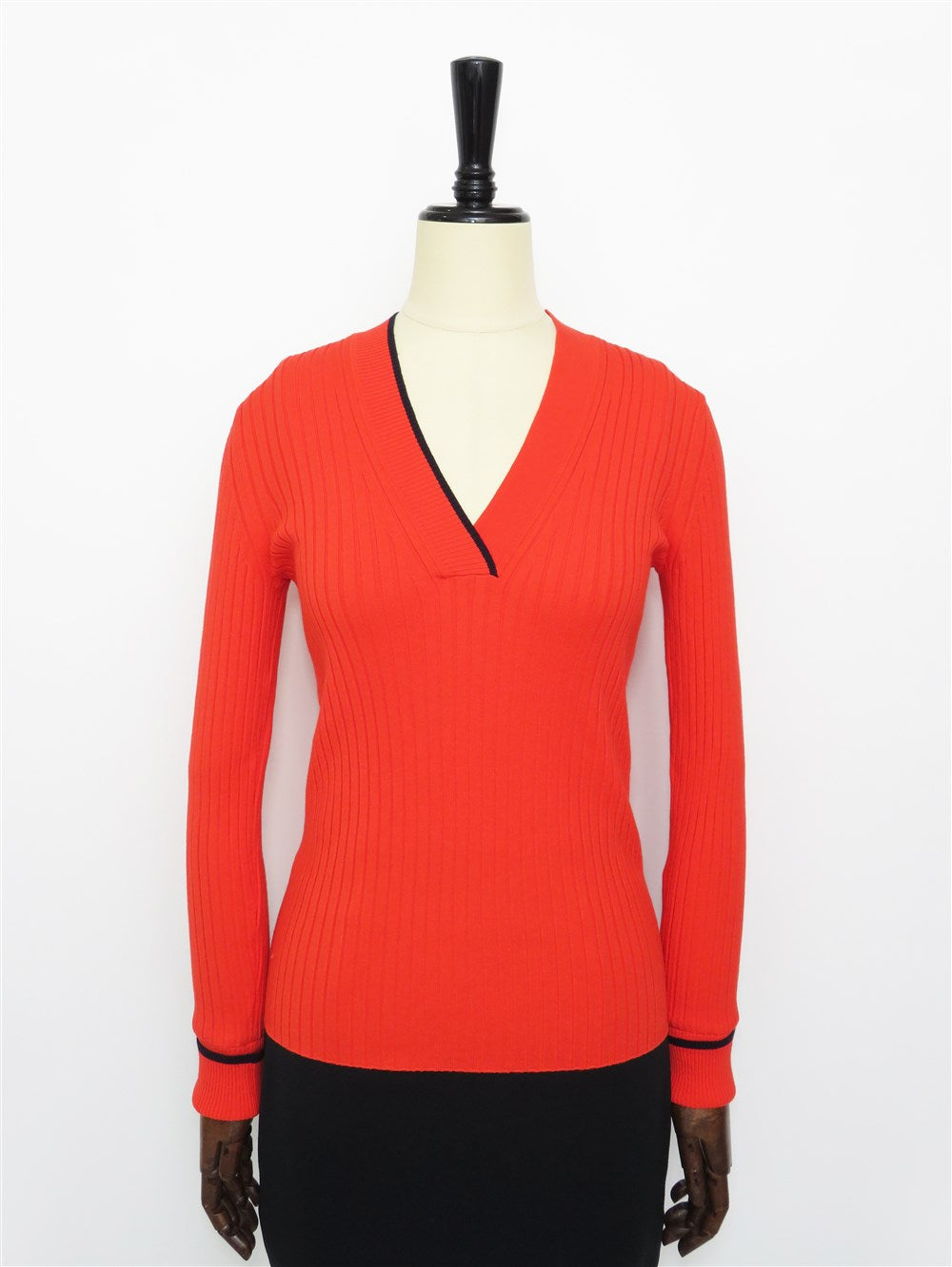 SPORTMAX CODE Vネック リブニット プルオーバー