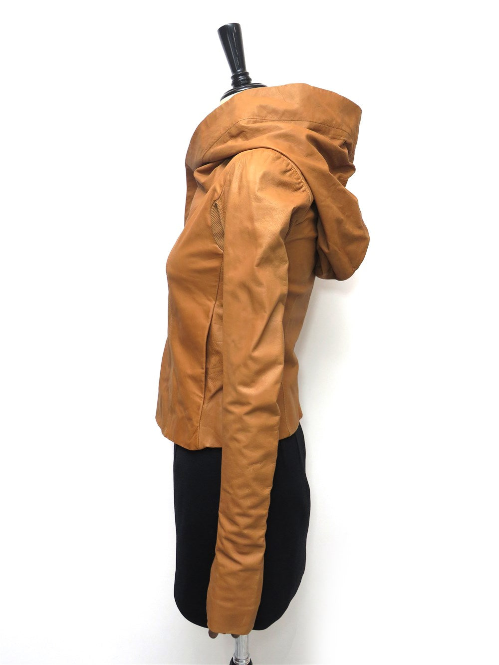 エイジングレザー フーデッド ジャケット