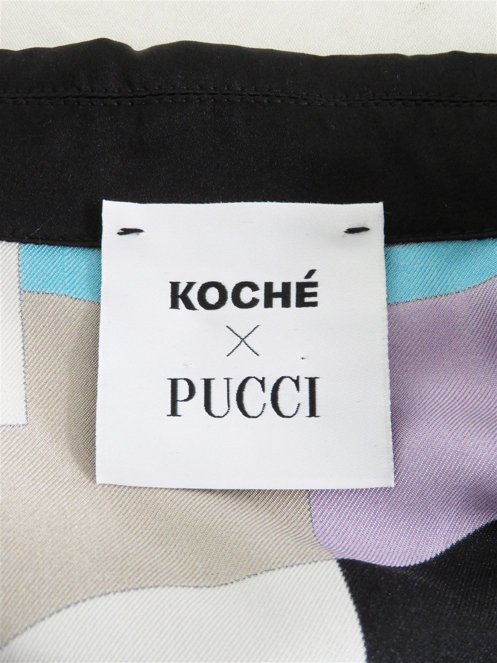KOCHE x PUCCI グラフィック シャツ ワンピース