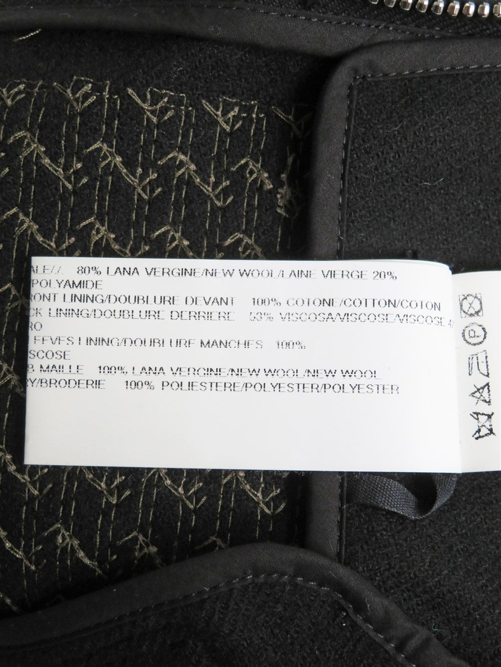 スパンコール カウルネック ジャケット