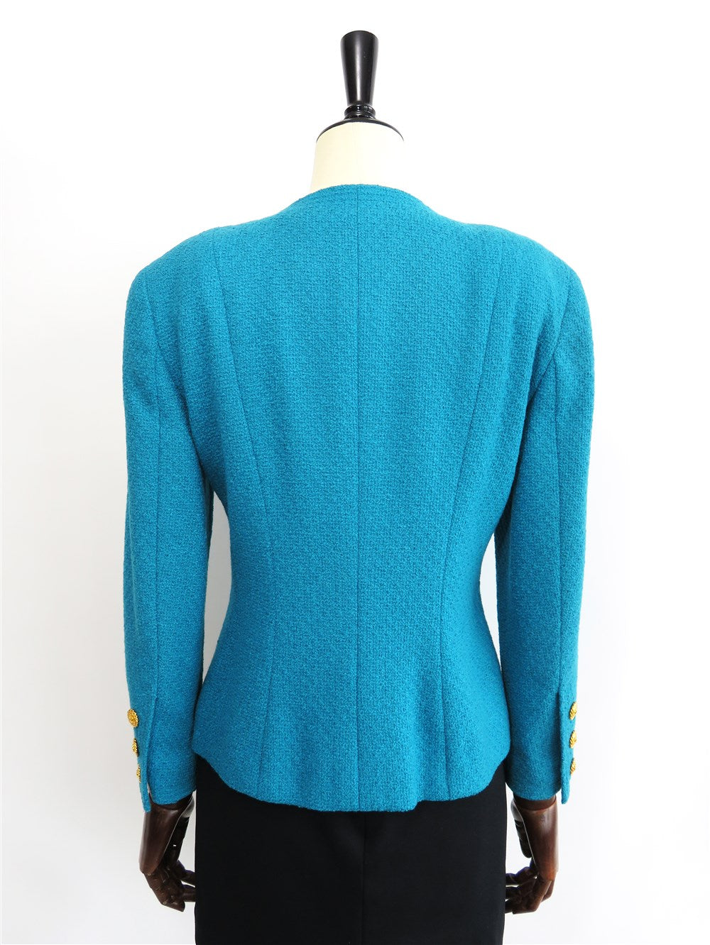 CC ノーカラー ツイード ジャケット