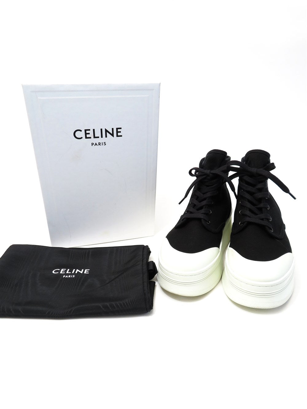 トリオンフ ハイカット プラットフォーム スニーカー