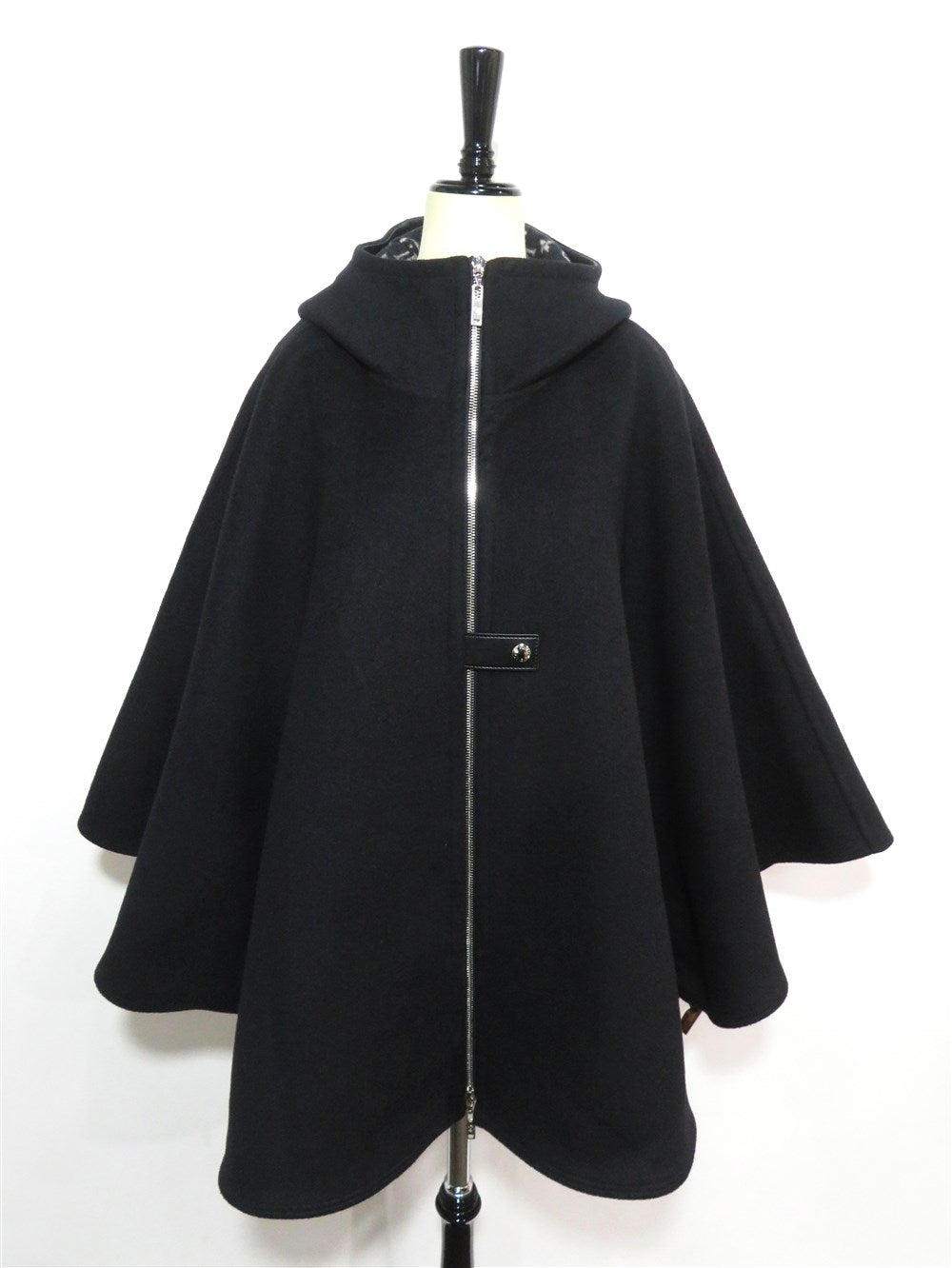 フーデッド ケープ ポンチョ