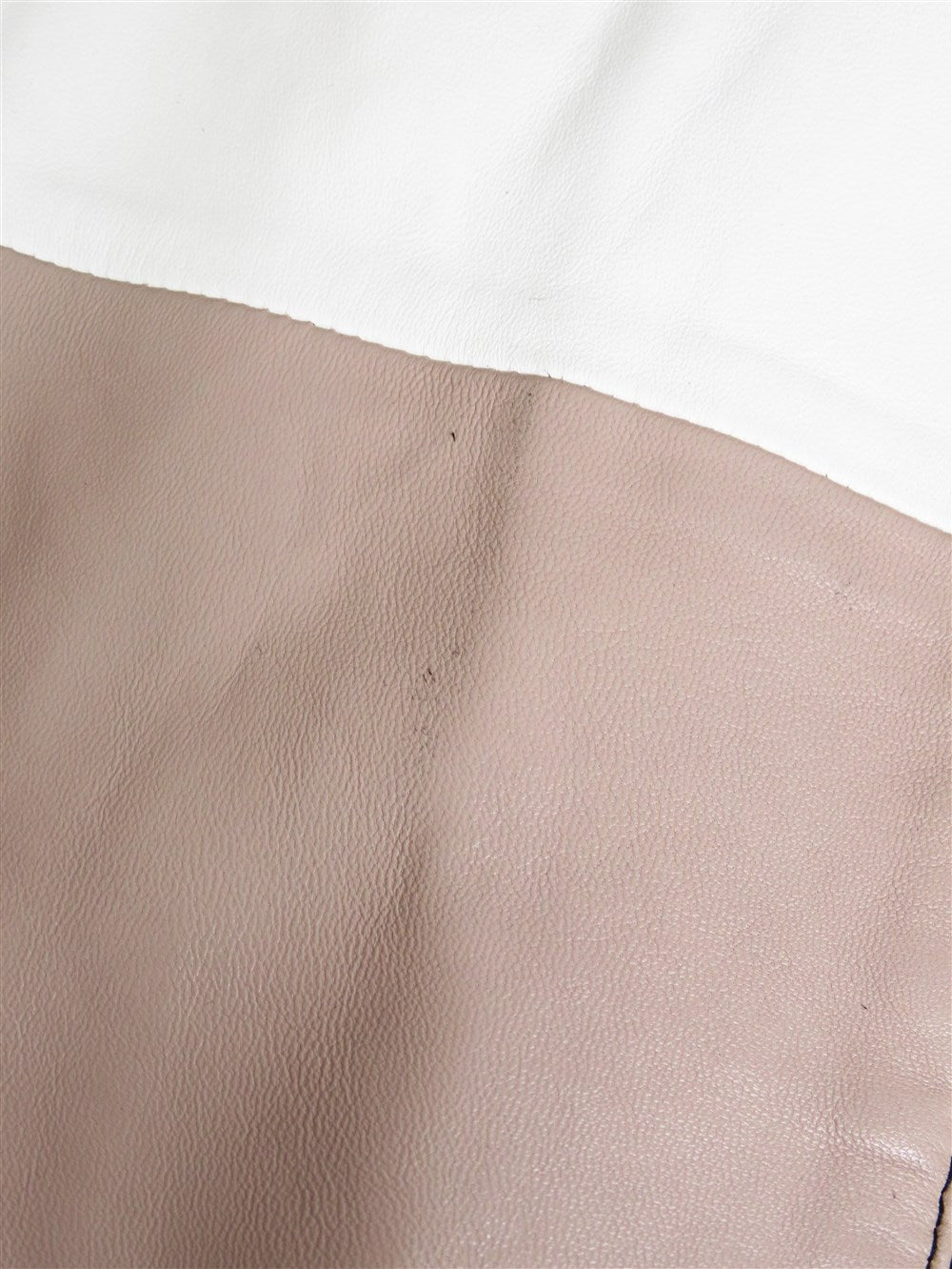 Karen Ritzi カラーブロック レザー コート