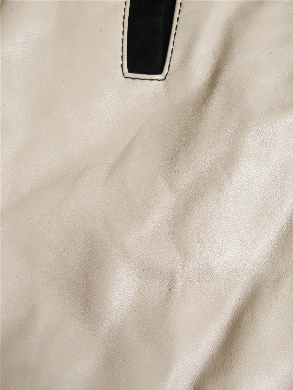 Karen Ritzi カラーブロック レザー コート