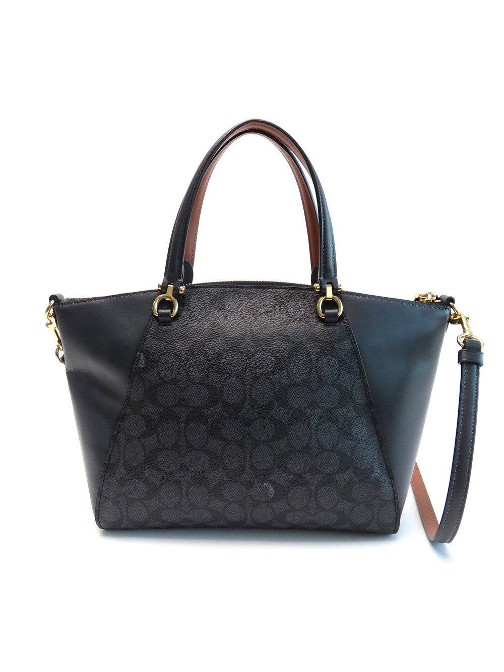 プレーリー サッチェル シグネチャー キャンバス 2WAY ハンドバッグ