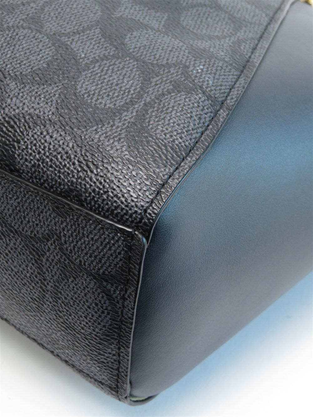 プレーリー サッチェル シグネチャー キャンバス 2WAY ハンドバッグ