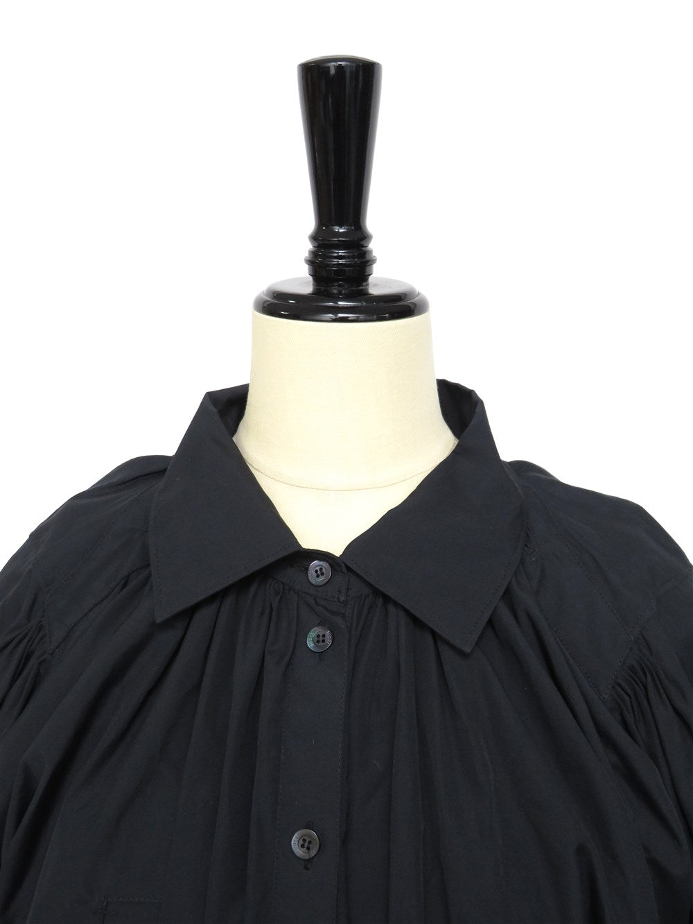 ロールアップスリーブ フレア ブラウス