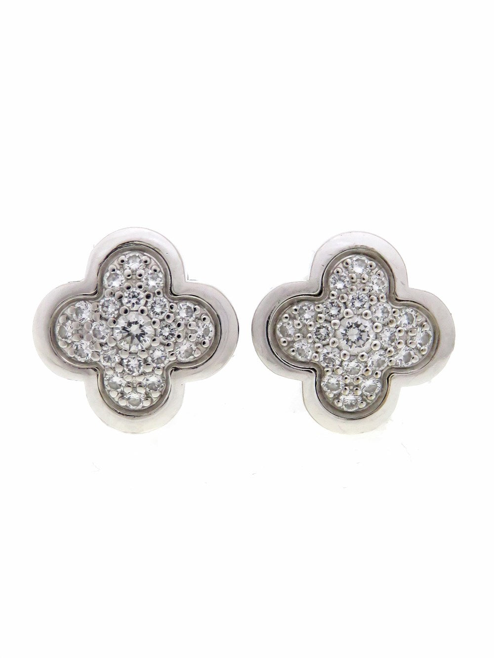 ピュアアルハンブラ ダイヤモンド ピアス