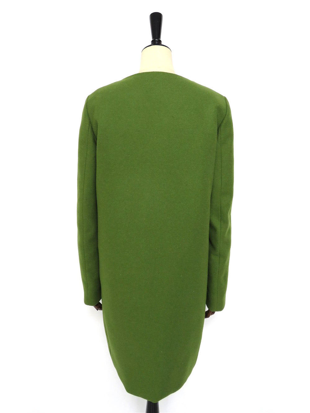 ウール切り替え ダウン コート