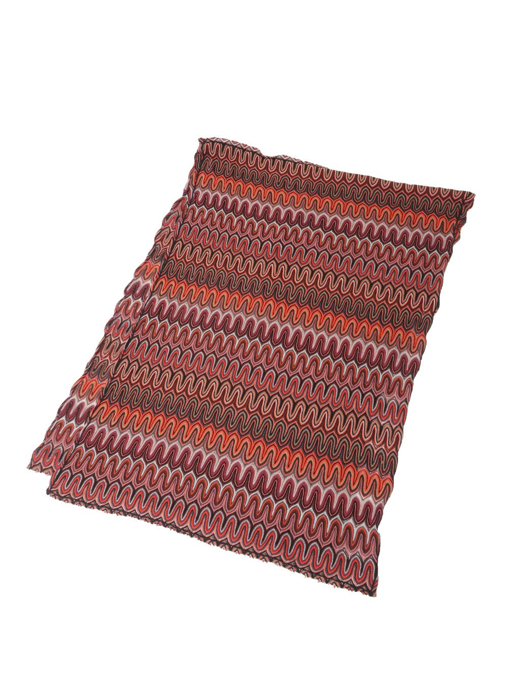 ウェーブ柄 カーディガン&ストール セット