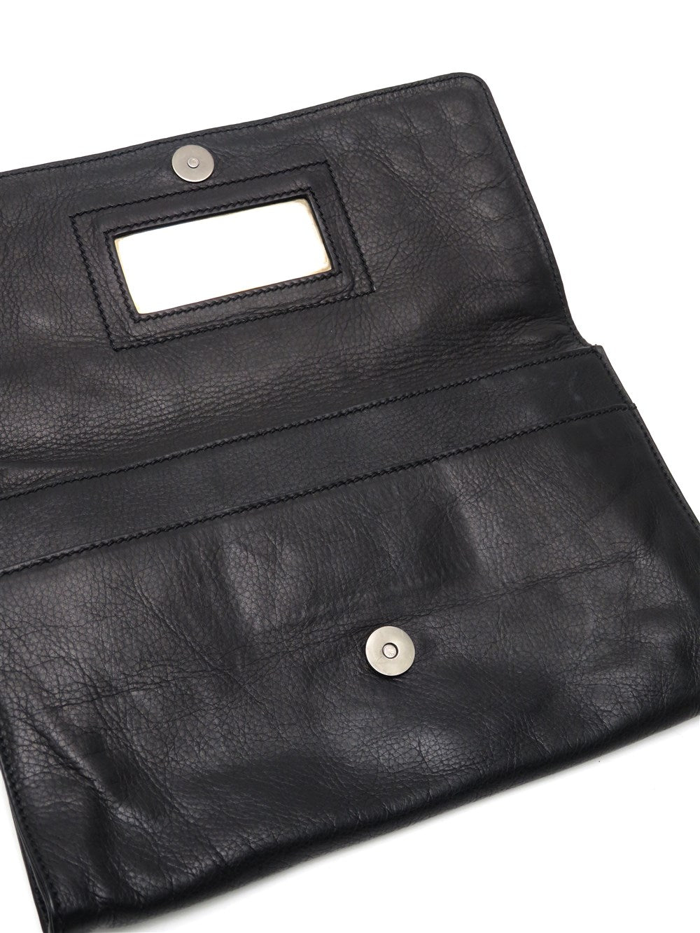 レザー パンチング クラッチ バック