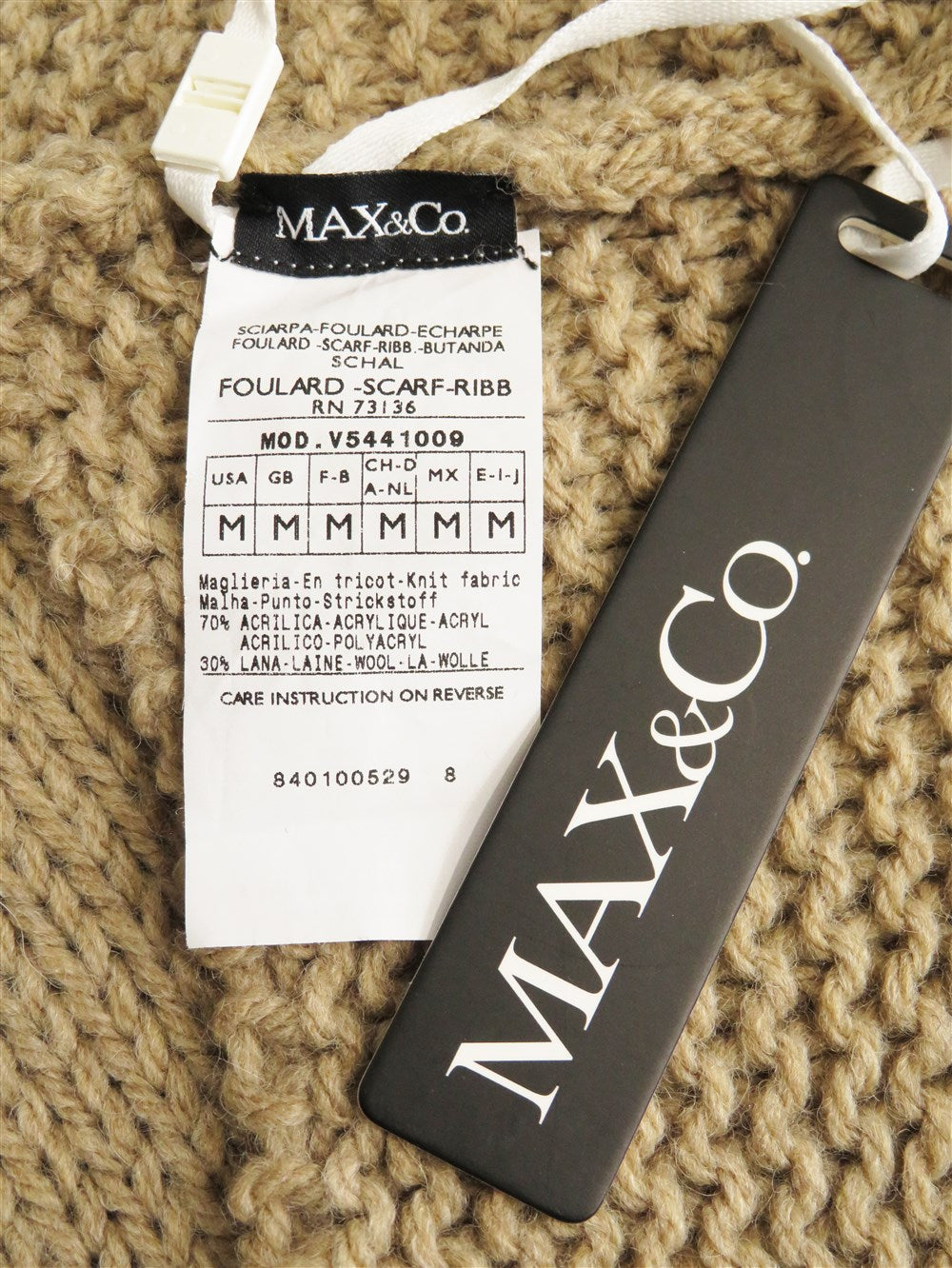 MAX&Co. スヌードネック ニット ポンチョ