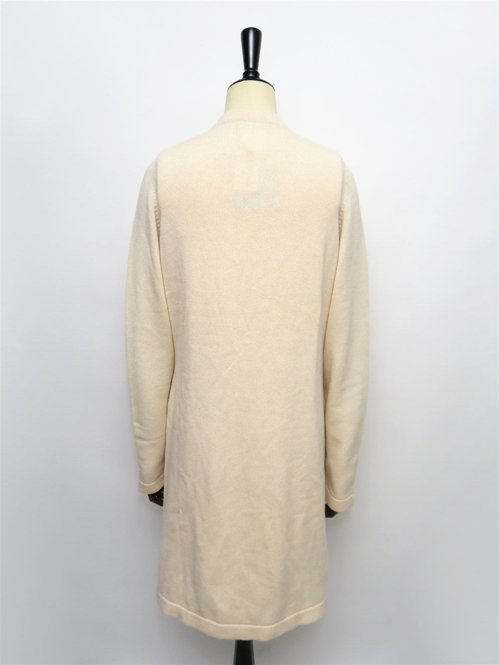 CC ターンロック カシミヤ ロング カーディガン
