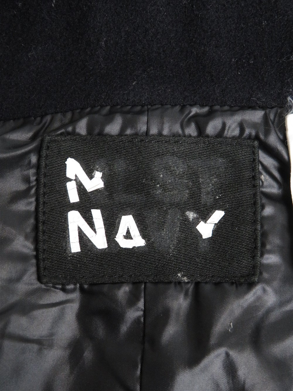 NLST NAVY ミリタリー ダブルブレスト ノースリーブ コート