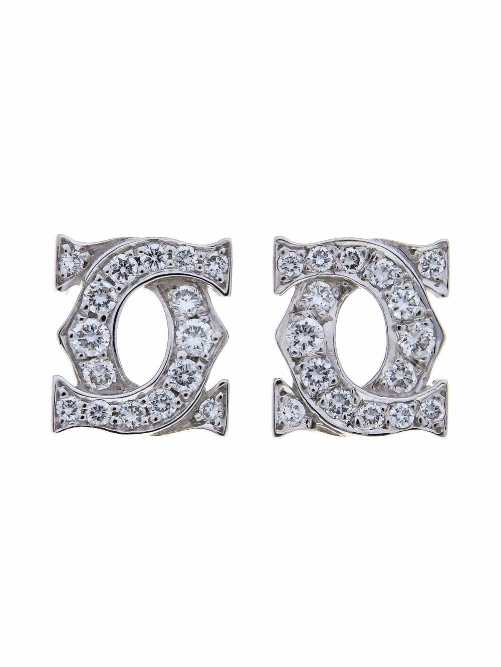 2C アントルラセ ダイヤモンド ピアス