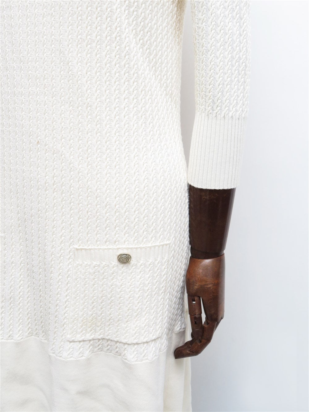 CC ショルダーボタン ニット ワンピース