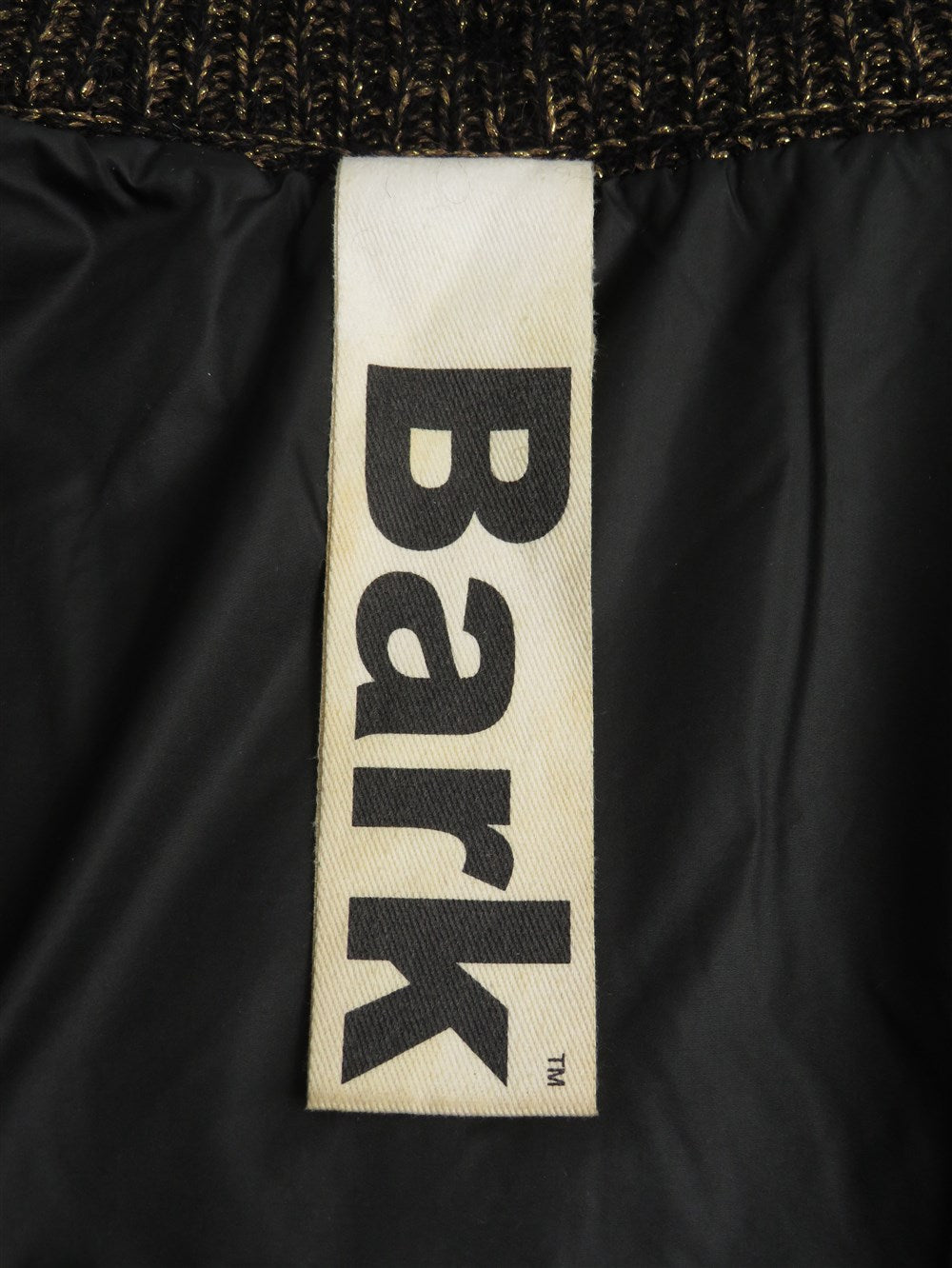 BARK フーデッド ニット コート