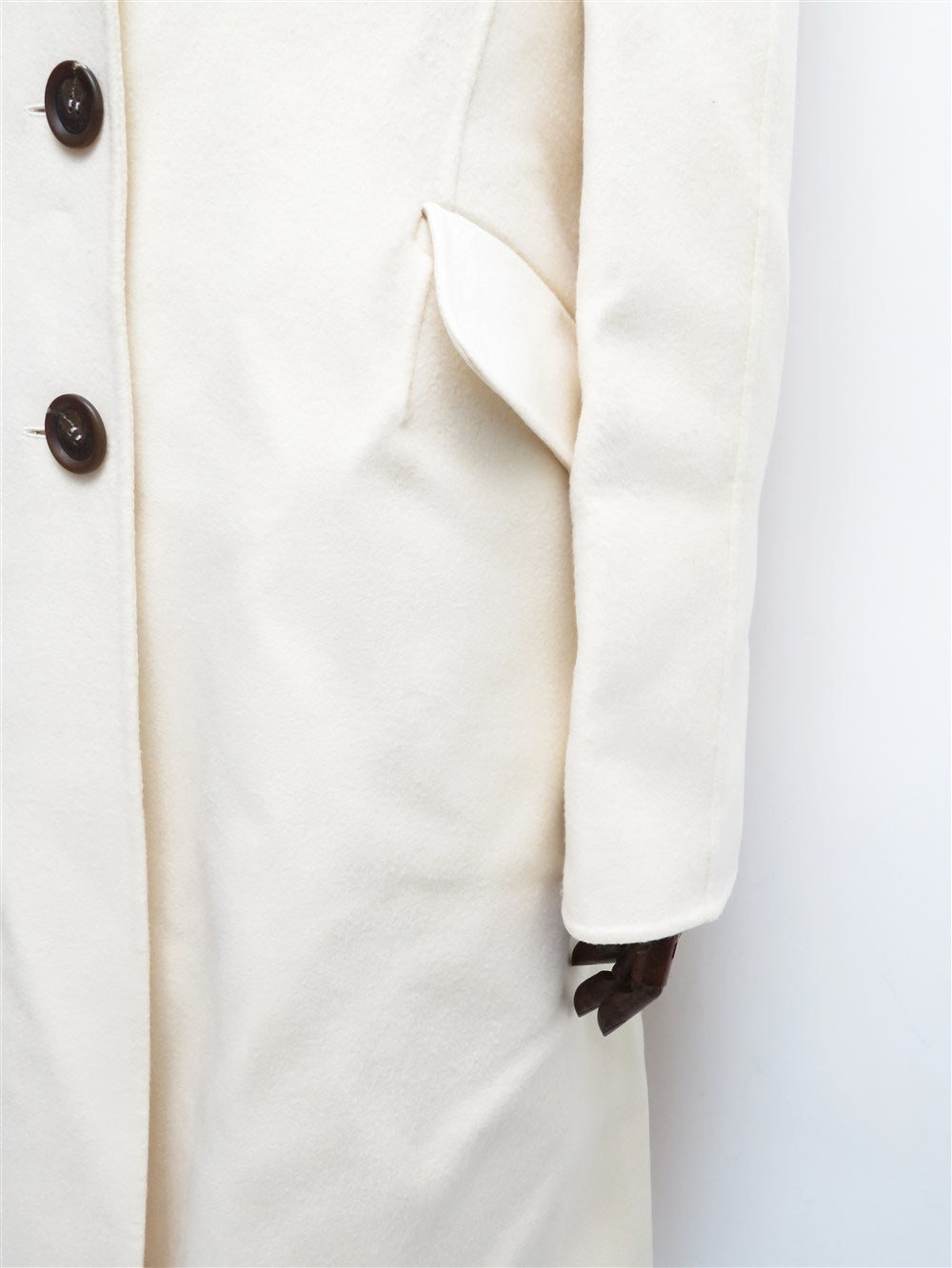 FINITION MAIN ウールカシミヤ チェスター コート