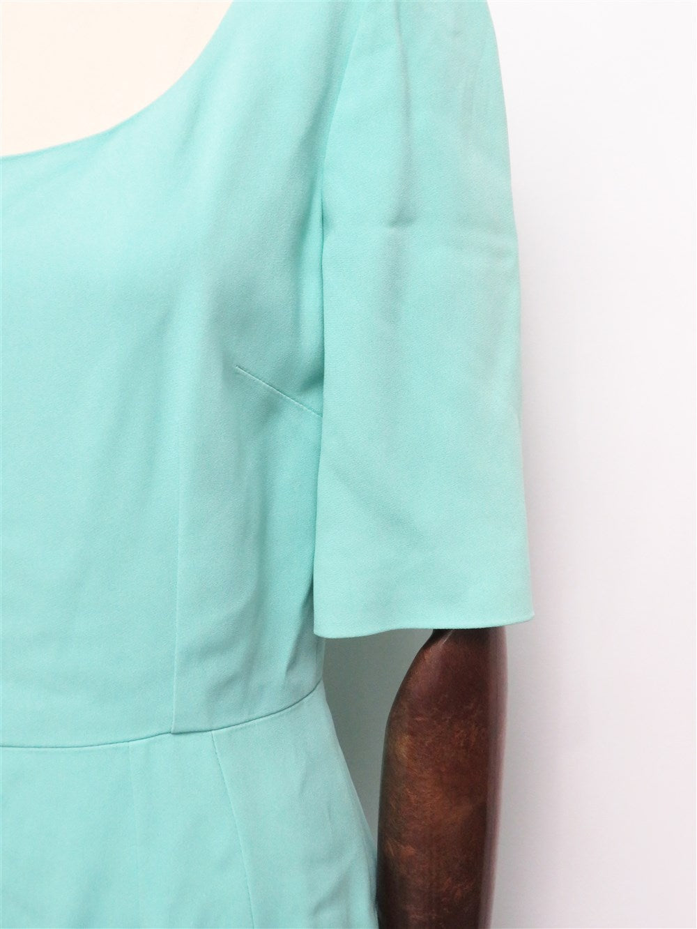 スクエアネック ストレッチ ワンピース