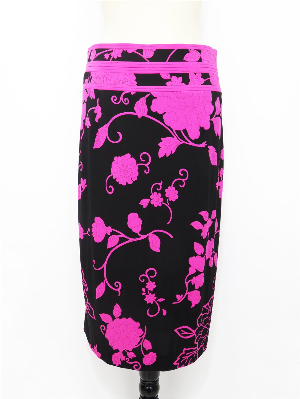 フラワープリント ミディ スカート