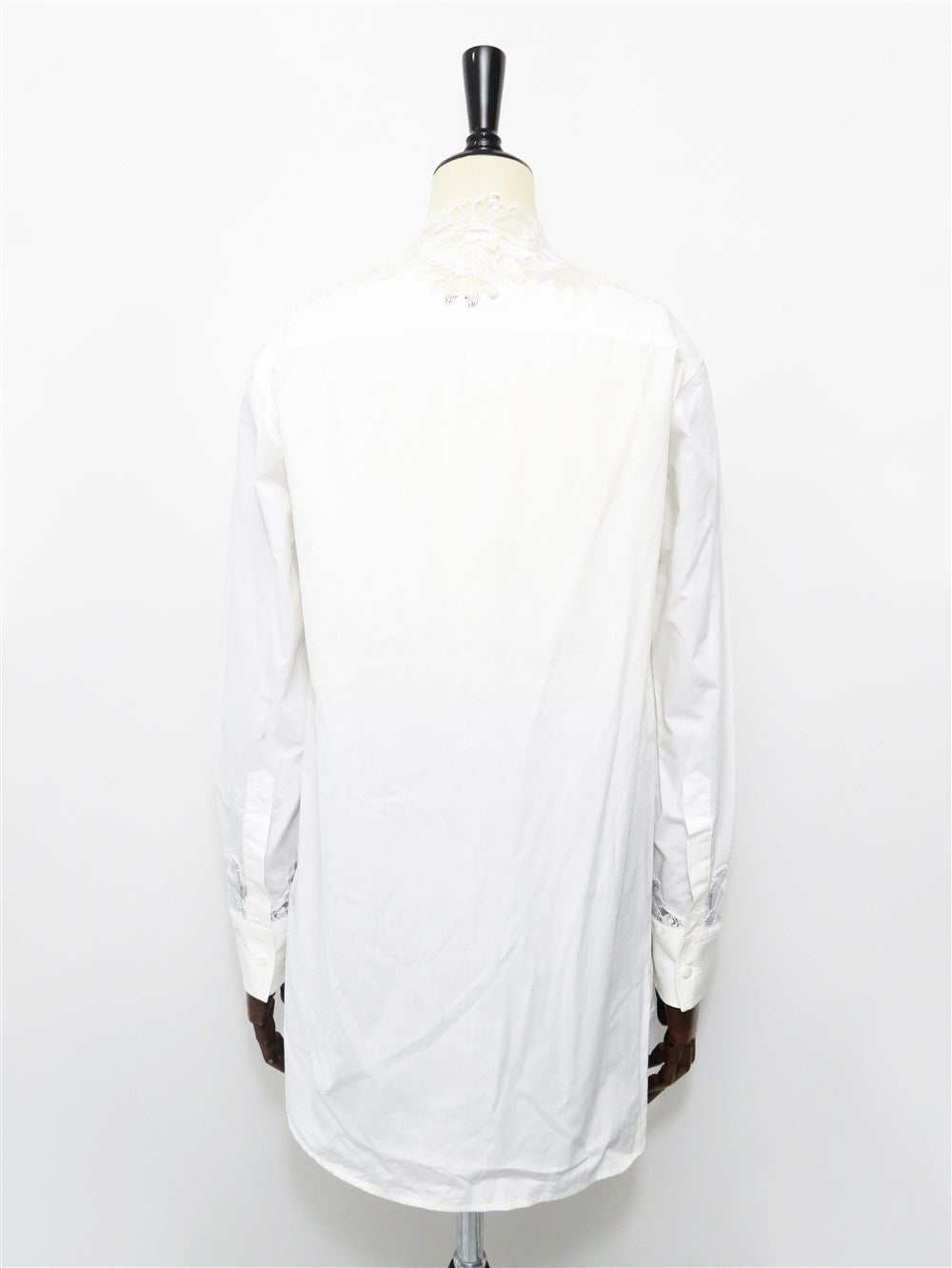 レース切替 ロングブラウス