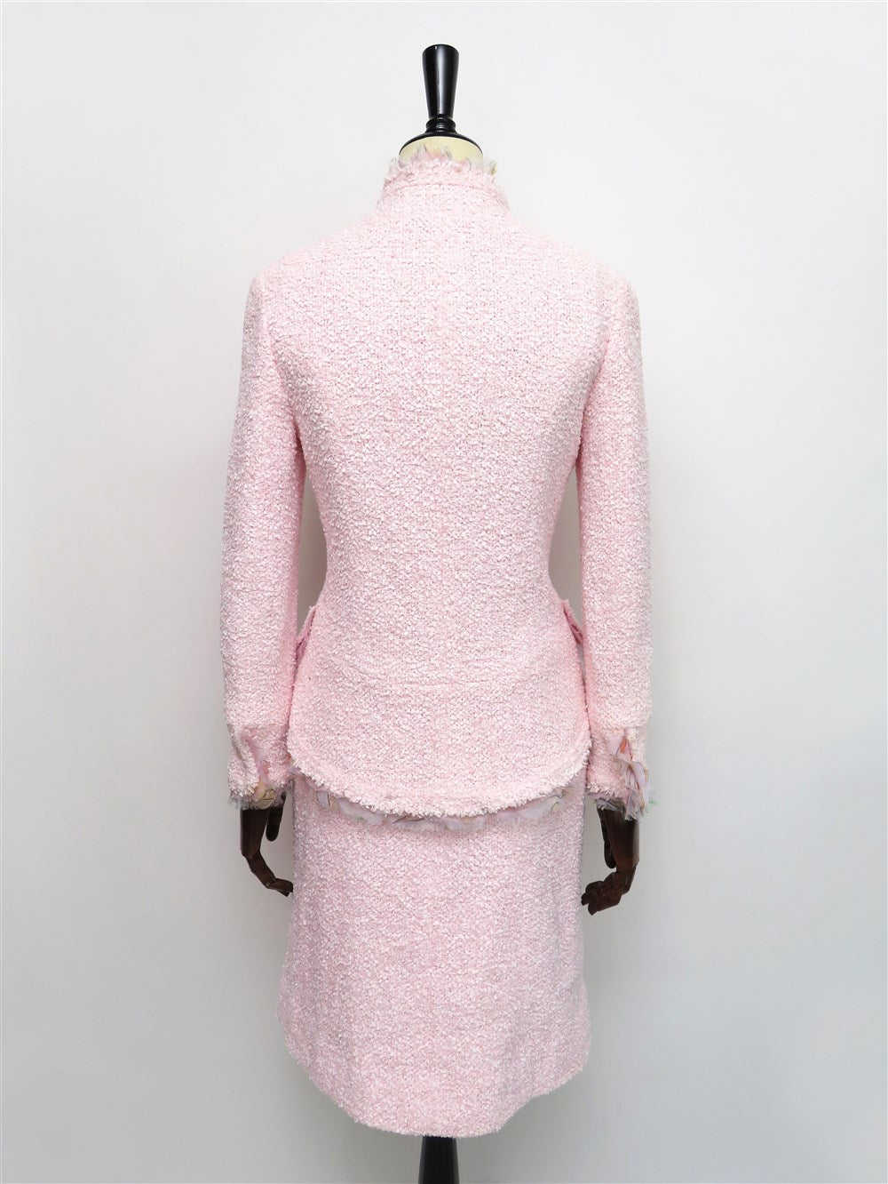 CC アイスクリーム柄フリル ツイード セットアップ