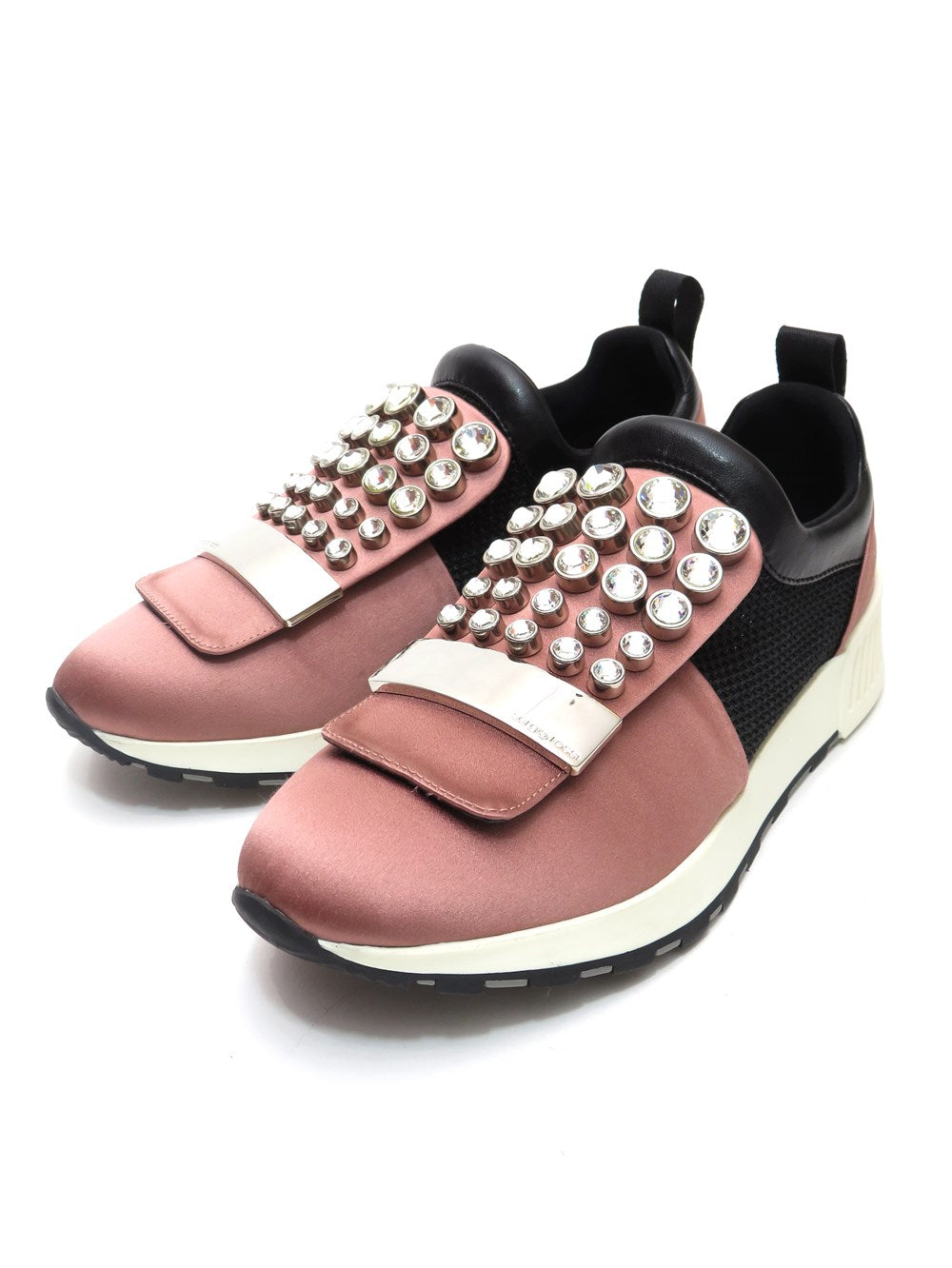 Scarpe Donna ストーン装飾 ロートップ スニーカー