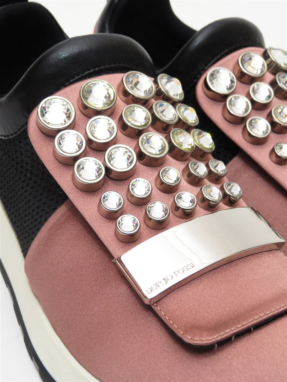 Scarpe Donna ストーン装飾 ロートップ スニーカー