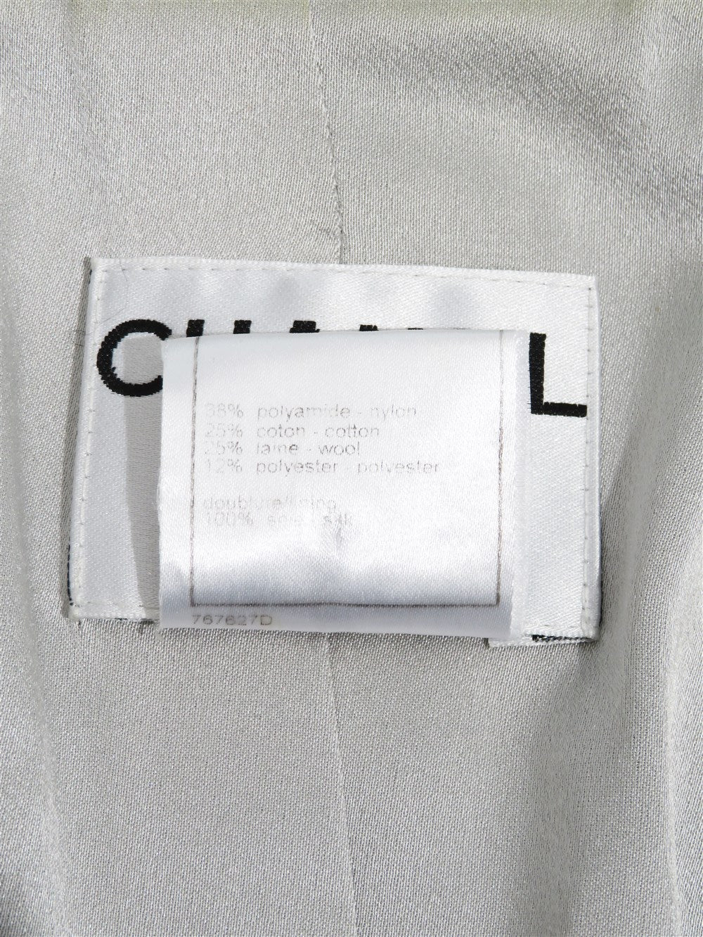 CC パステルツイード ロングジャケット コート