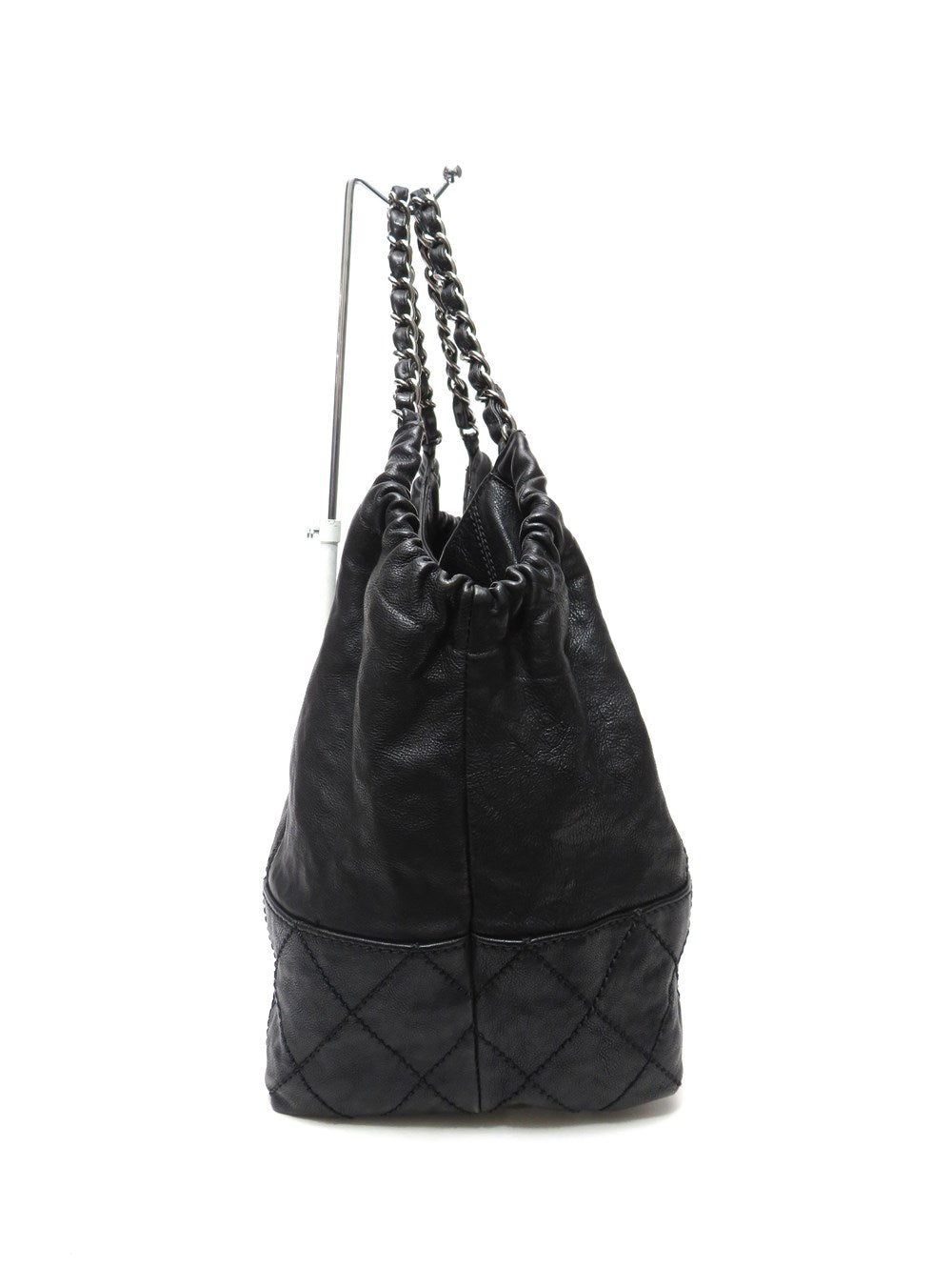 CC ココカバス レザー チェーン トートバッグ