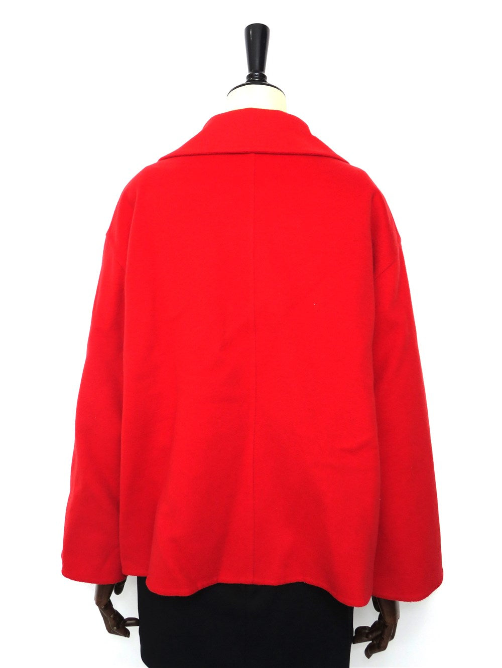 カシミヤ ジップアップ ショート コート