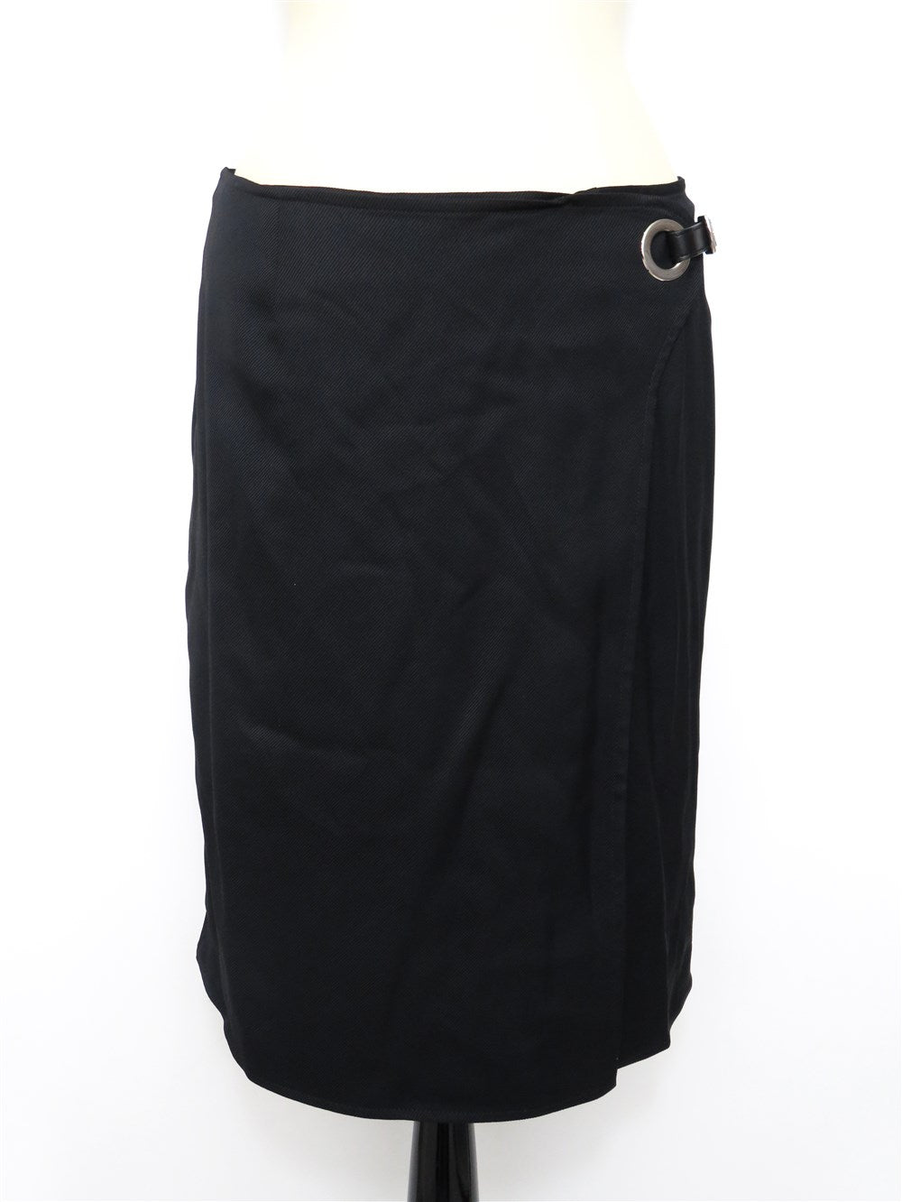 シルク混 ラップ スカート