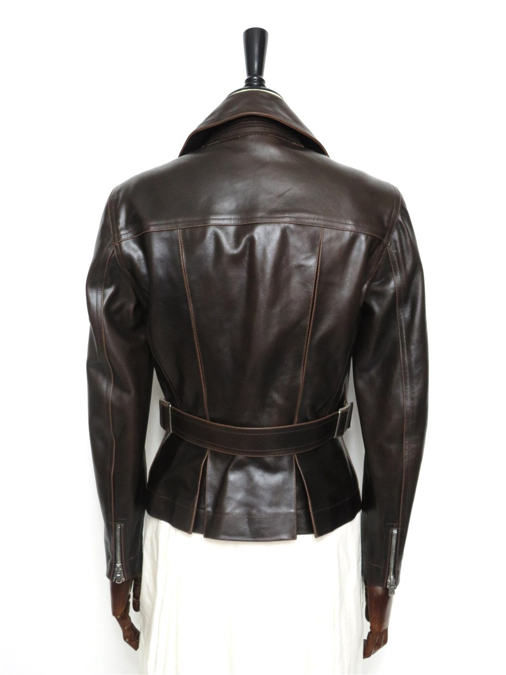 ラムレザー ダブル ライダース ジャケット