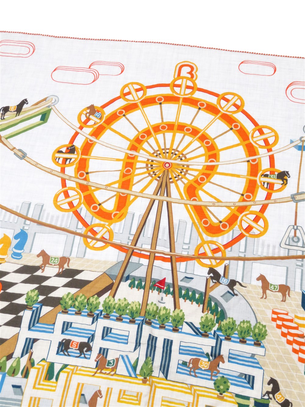 カレジェアン HORSE CLUB カシミヤシルク 大判ショール