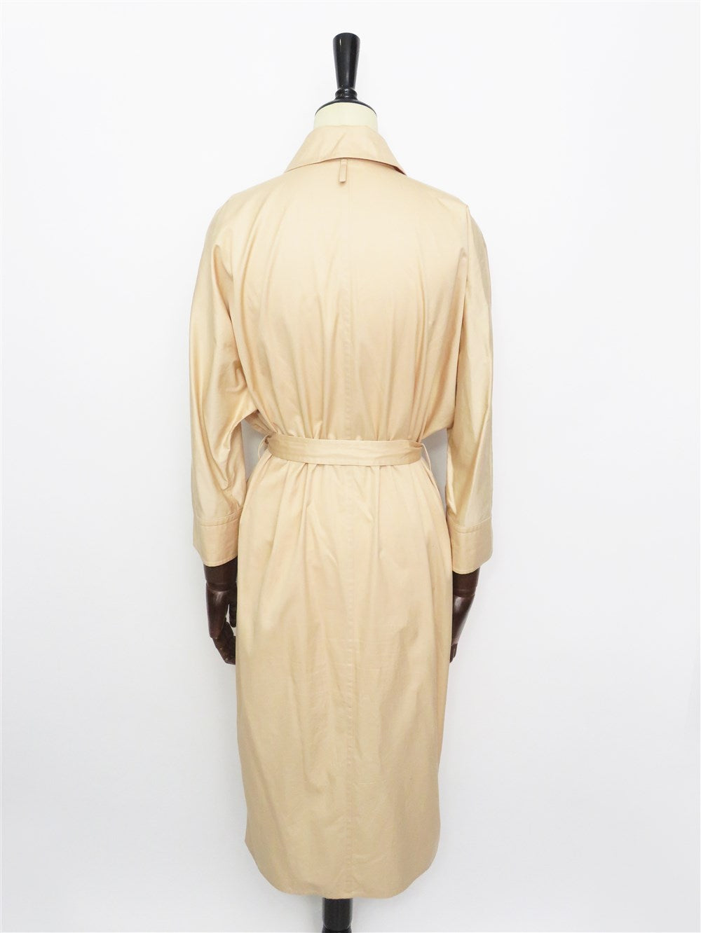 コットン ベルテッド シャツワンピース