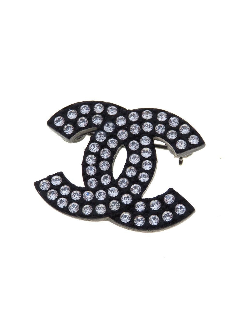 CC ココマーク ラインストーン ブローチ 02A