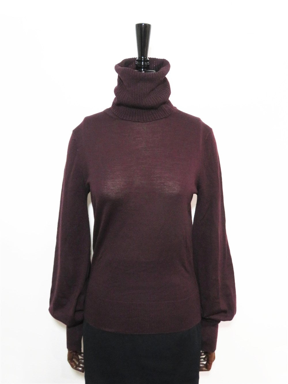 ウール タートルネック ニット プルオーバー