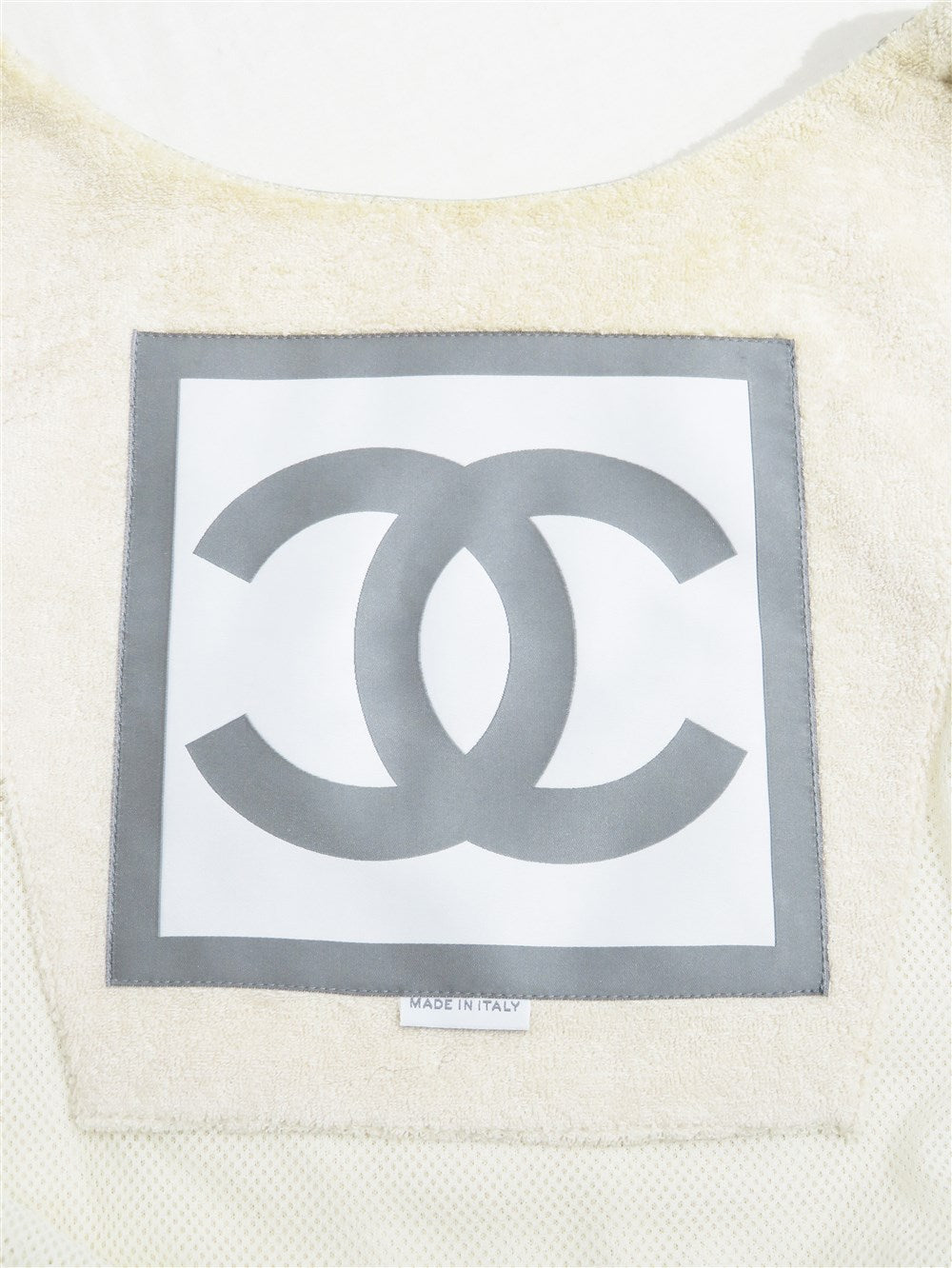 CC スポーツライン レザーパイピング ノーカラー ジャケット 08P