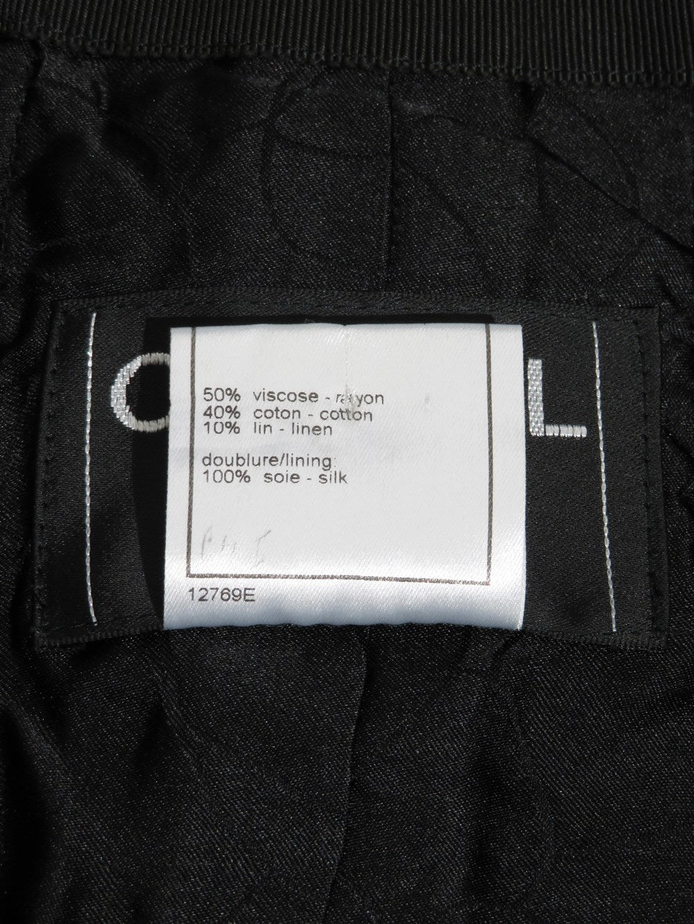 CC ココボタン ノーカラー ツイード ジャケット 02P