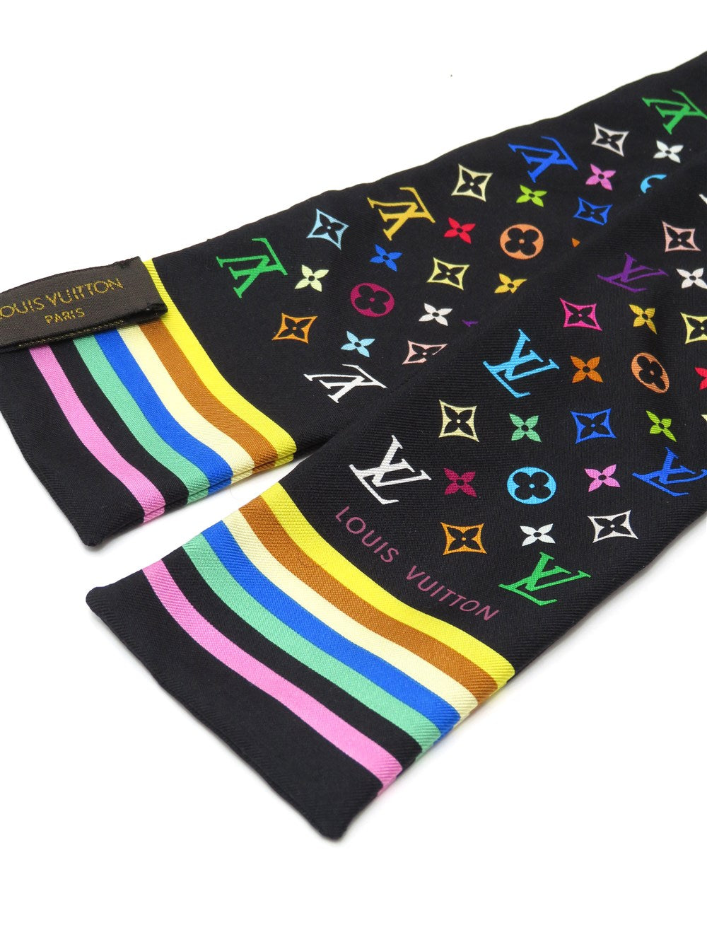 バンドー モノグラム マルチカラー スカーフ