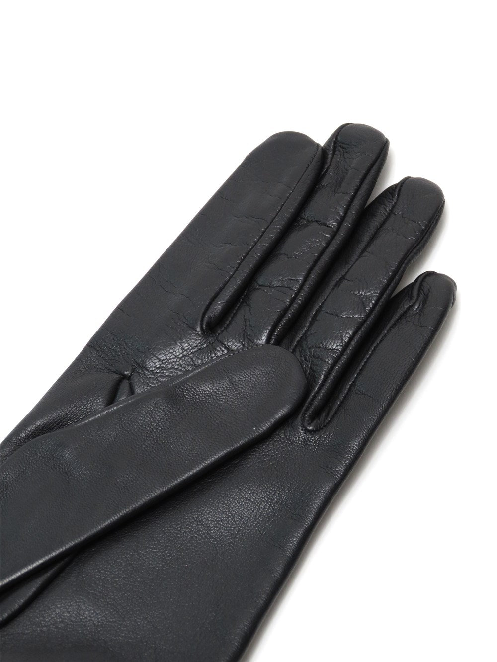 アナグラム刺繍 シェーブルレザー グローブ