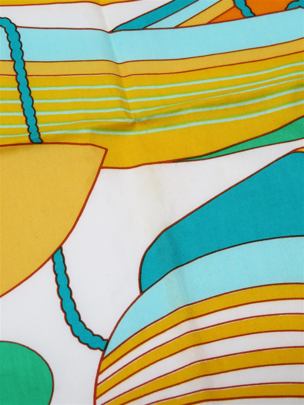 カレ70 THALASSA タラッサ コットン スカーフ