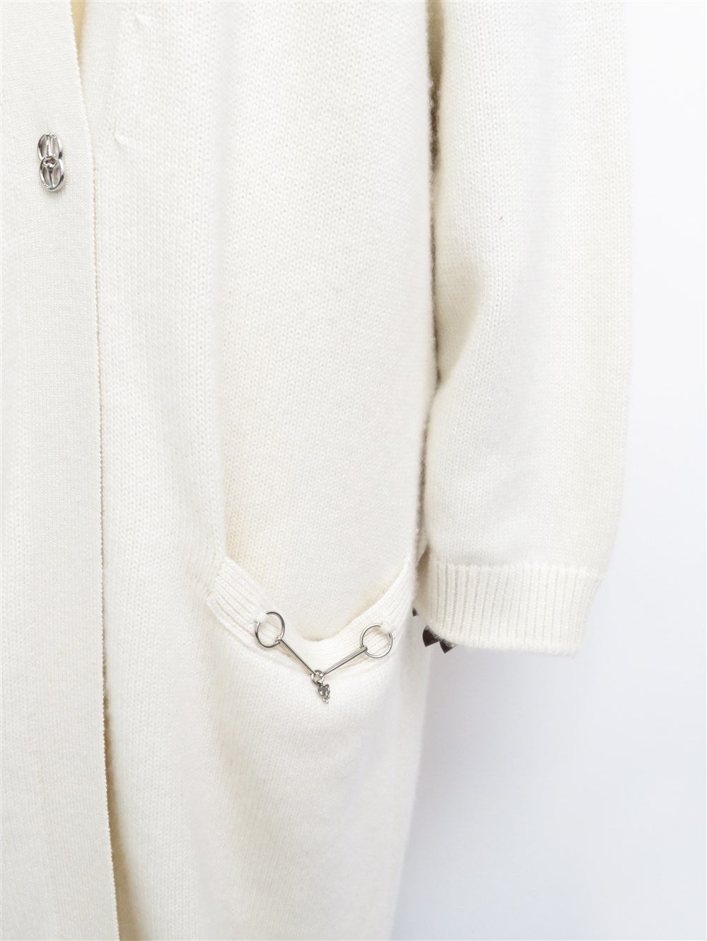 カシミヤ ロング カーディガン ニットコート