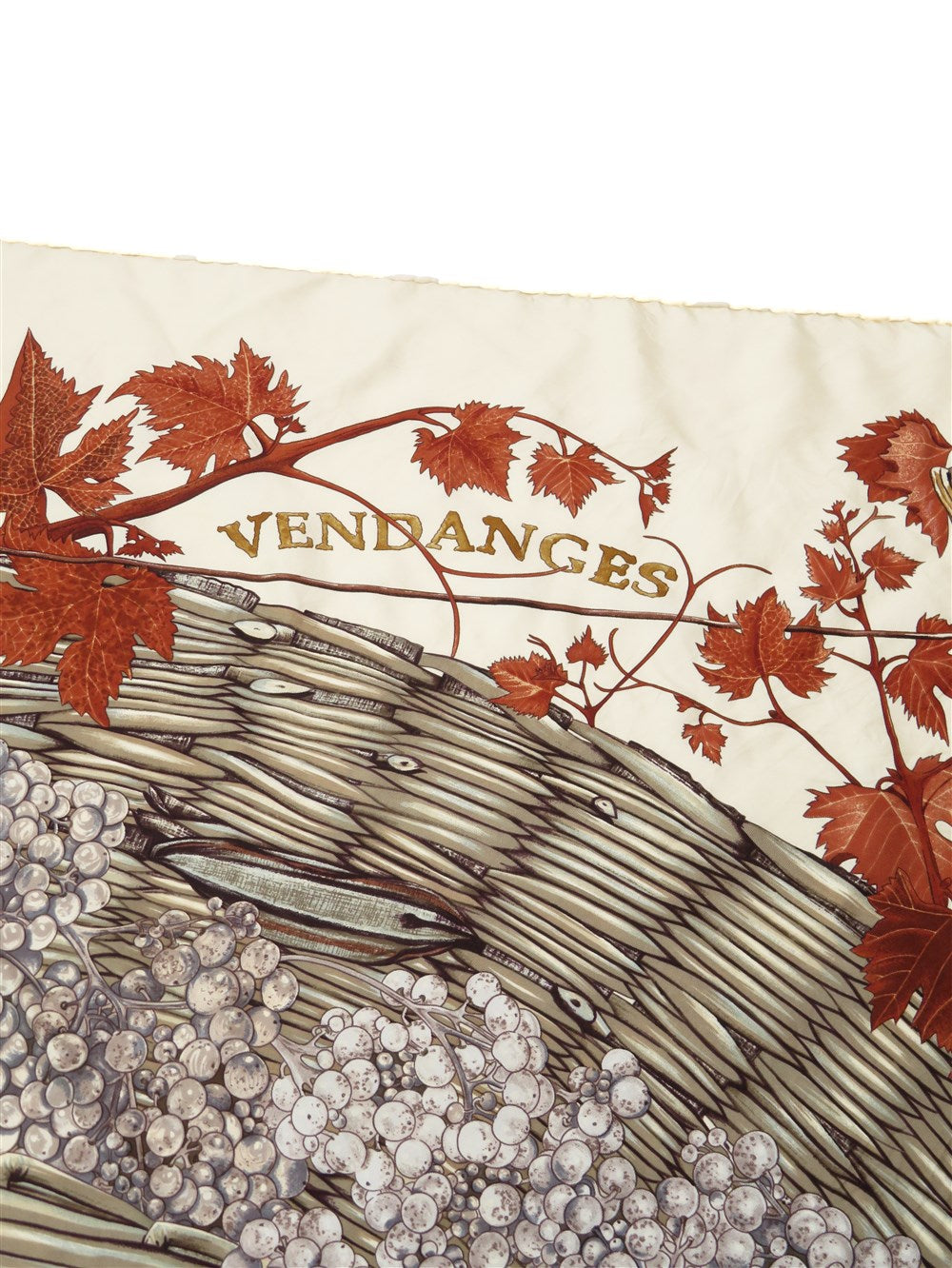カレ90 VENDANGES ぶどうの収穫 シルク スカーフ